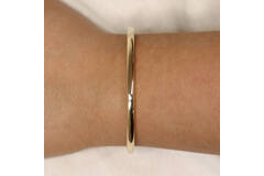  Armreifen - Golden Armour Bangles - Oval - 4mm - Ø 60mm