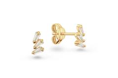  Oorstekers - Fantasie Zirkonia - 
