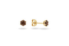  Boucles d'oreilles à puces Quartz - 