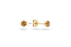  Ohrstecker Citrin - 