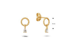  Oorstekers Zirkonia - 