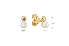  Boucles d'oreilles à puces Diamant - - 0.04ct