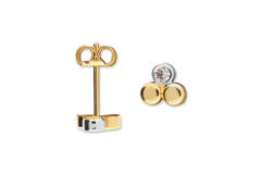 Ear studs - Triangle Zirconia - 