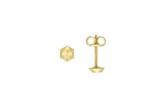  Boucles d'oreilles à puces - Rond - Ø 4mm