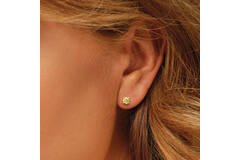  Ear studs Citrine - 