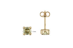 Ear studs Peridot - 