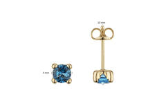  Ear studs Aquamarine - 