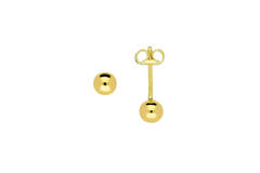  Ear studs - Circle - Ø 4mm
