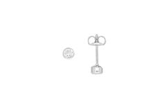  Oorstekers - Rond Zirkonia - - Ø 3mm