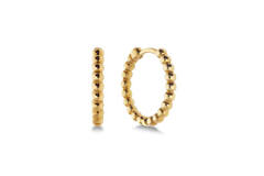  Earrings with folding clasp - Premium Hoops - Ø 20mm