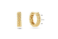  Klapoorringen - Premium Hoops - Rond - Ø 10mm