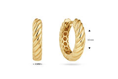  Klapoorringen - Premium Hoops - Rond - Ø 10mm