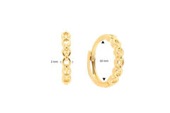  Earrings with folding clasp - Ø 10mm