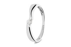  Ringe mit Diamant - Rund - 0.088ct - 3mm