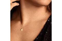  Pendants with stone - Round - 9mm - 9mm