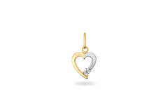  Pendentifs - Cœur - 8mm