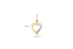  Pendentifs - Cœur - 8mm