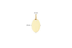  Engraved plates - Oval - 10mm