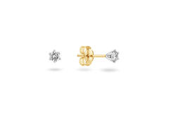  Ear studs - Solitaire Classique - 0.1ct