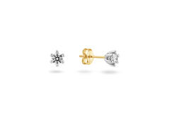  Ear studs - Solitaire Classique - 0.4ct