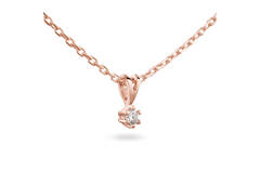  Necklace - Solitaire Classique - 0.05ct