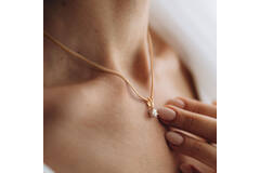  Collier - Solitaire Classique - 0.3ct