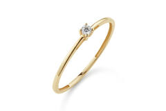  Bagues - Solitaire Moderne - 0.05ct