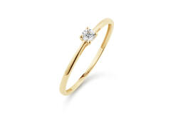  Rings - Solitaire Moderne - 0.1ct