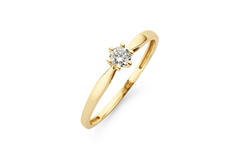  Bagues - Solitaire Classique - 0.2ct