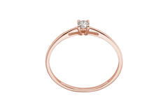  Rings - Solitaire Moderne - 0.15ct
