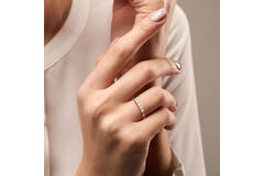  Rings - Memoire - 0.25ct