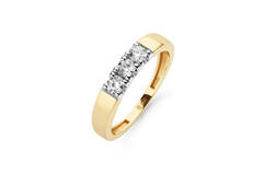  Bagues - Alliance - 0.3ct