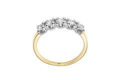  Rings - Memoire - 0.75ct