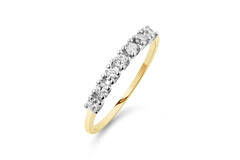  Ringen met steen - Memoire - 0.35ct