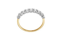  Ringen met steen - Memoire - 0.45ct