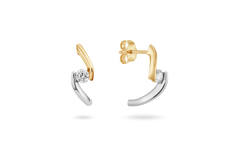  Boucles d'oreilles à puces - Infini - 0.18ct