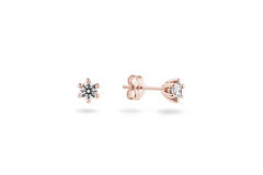  Ear studs - Solitaire Classique - 0.4ct