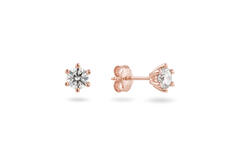  Oorstekers - Solitaire Classique - 0.6ct