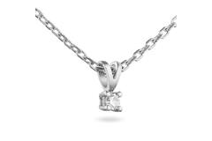  Collier - Solitaire Moderne - 0.15ct
