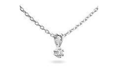  Necklace - Solitaire Classique - 0.05ct