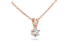  Necklace - Solitaire Classique - 0.3ct