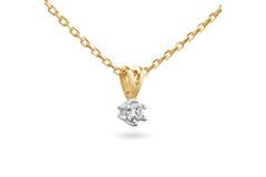  Kette - Solitaire Classique - 0.15ct