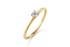  Ringe - Solitaire Moderne - 0.15ct