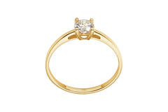  Bagues - Solitaire Moderne - 0.5ct