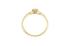  Bagues - Solitaire Classique - 0.2ct