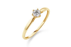  Bagues - Solitaire Classique - 0.3ct