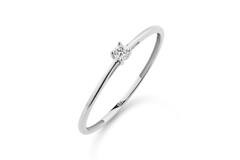  Bagues - Solitaire Moderne - 0.05ct