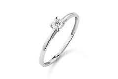  Bagues - Solitaire Moderne - 0.2ct