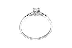  Bagues - Solitaire Moderne - 0.3ct