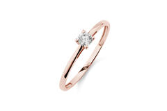  Rings - Solitaire Moderne - 0.2ct